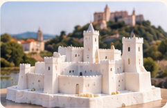 Maquete arquitetónica produzida em 3D